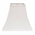 Estallar 12 in. White Squre Bell No Slub Lampshade ES3091888